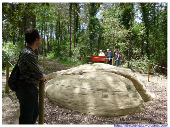 La pedra de les Bruixes després de la restauració (2013)